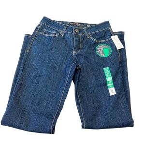 NWT Faded Glory Bootcut Mid Rise Blue Stretch Jeans Womens Size 6A 30X32